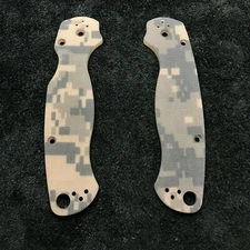 Spyderco Paramilitary 2 Scales ~ Authentic Digi G10 New C81GPCMO2