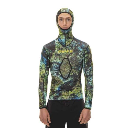 Riffe Eco Hooded Long Sleeve Rash Guard w/ Loading Pad - Picture 2 of 49