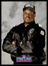 1991 Pro Line Portraits #190 Art Shell Los Angeles Raiders