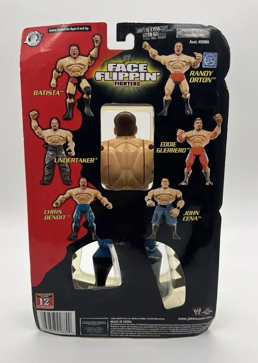 WWE 2005 Jakks Pacific Head Flip Face Flippin Fighters Figure