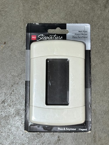 6 Pass & Seymour Signature Rocker Wall Plates Plastic Unbreakable Cover Outlet