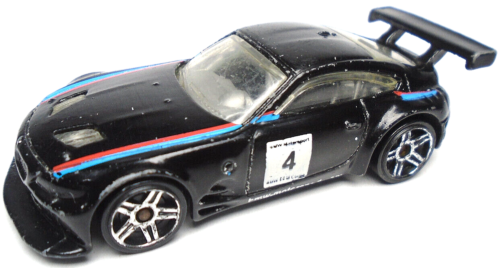 2012 HOT WHEELS BMW Z4 M #4 BLACK 2 7/8