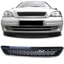 Kühlergrill Sportgrill Grill Schwarz Waben Gitter für Opel Astra G ab 1997-2004