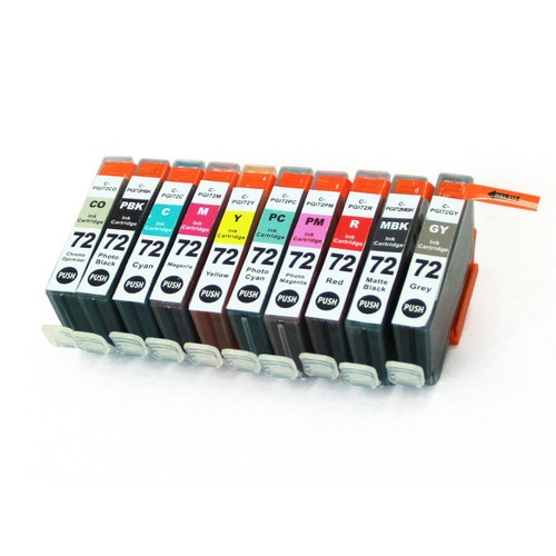 PGI-72 Ink Cartridges + smart chip for Canon Pixma PRO-10 PRO-10S Printer - Picture 4 of 6