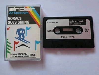 ZX Spectrum Spiel - Horace Goes Skiing sehr guter Zustand 