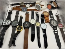 Mixed Brands Mens Watches Lot Of 15 For Parts Or Repair