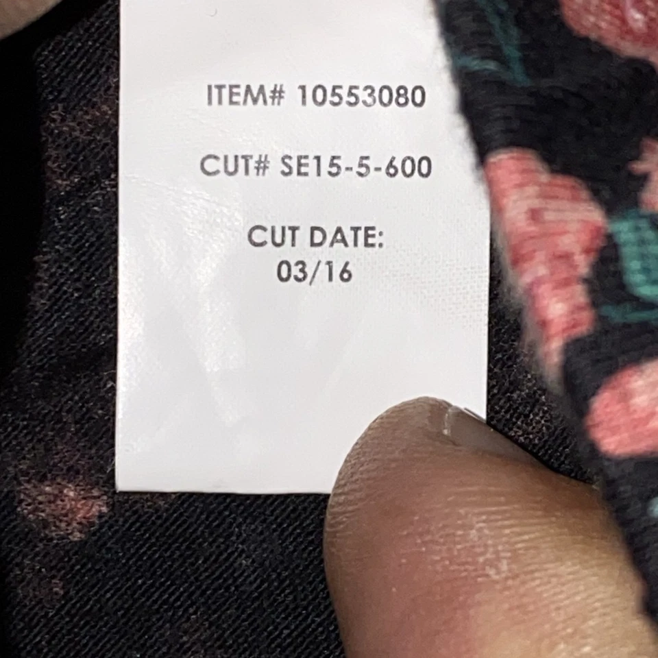 Leggings TORRID Mezcla Algodón Mujer Talla 2 Plus Estampado Floral Elásticos Talla Grande Foto 3 de 4