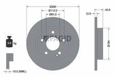 Disque de frein Mercedes 260