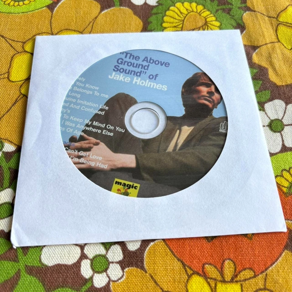 Jake Holmes Above Ground Sound Vinyl LP Record 2020 RE W/CD Shrink Hype VG+ Foto 4 de 4