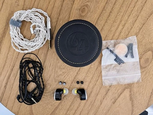 64 Audio Nio audiophile In-Ear Monitors - With Extra Cables