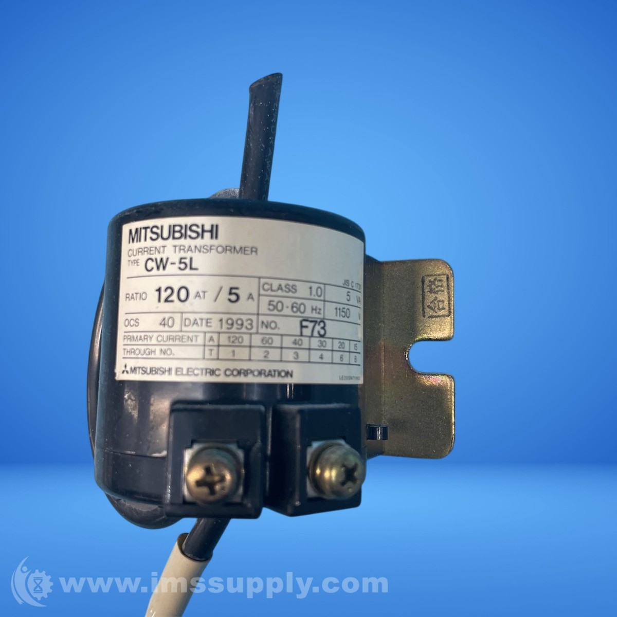Mitsubishi 100 at 5a Current Transformer Type Cw-5l 5va for