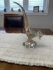 Vintage Murano Glass Pheasant Bird Handcrafted In Italy
