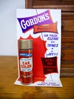 Vintage 1950s Car Wax Polish Can Store Counter Display Poster Sign spray paint