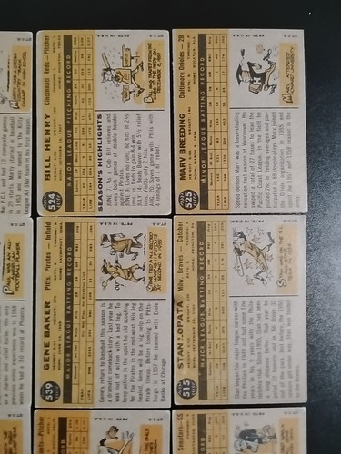 1960 Topps Baseball Cards - 16 Scarce High Numbers - W/ Camilo Pascual and More - Picture 9 of 10