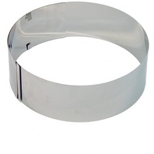 Tortenring 16-30 cm Edelstahl verstellbar Backform Backrahmen kuchen Torte 