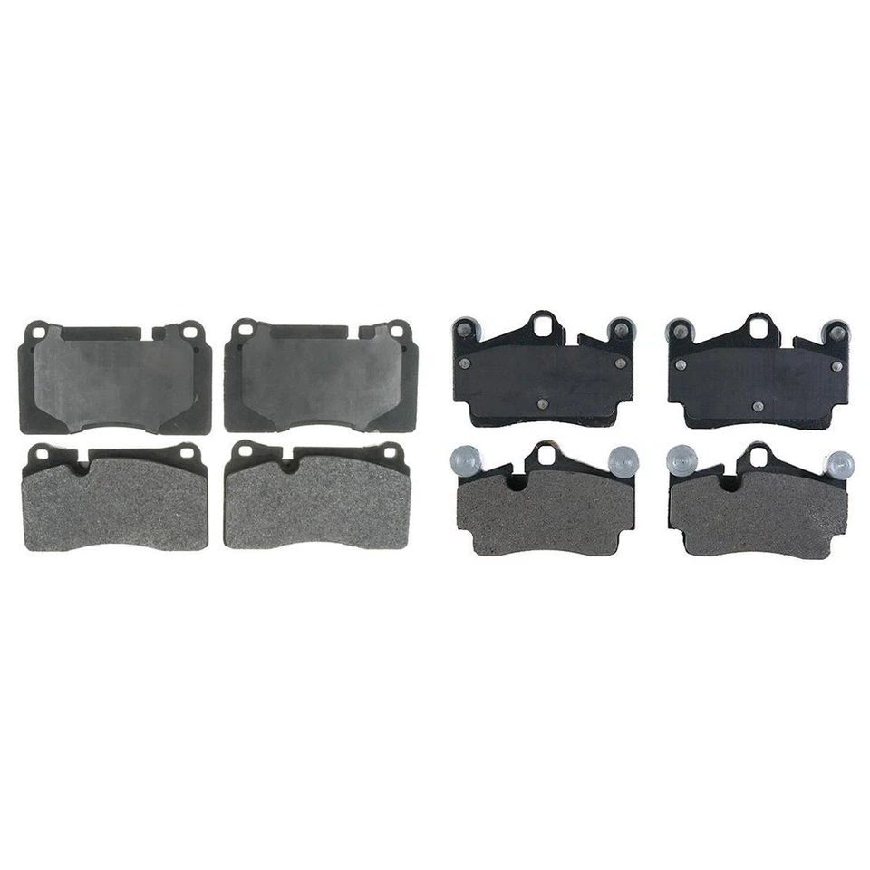 Pastillas de freno metálicas Element3 para Volkswagen Touareg 2009 2007 2006 delanteras y traseras Foto 4 de 4