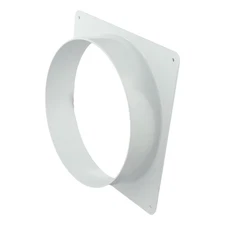 Flange Connection Exhaust Pipe Joint Fan Ducting Ventilation Wall Plate