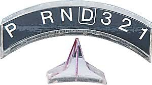 Ididit 2600050010 Shift Indicator with Pointer