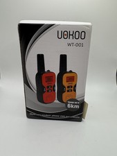 NEW UOKOO Walkie Talkies 6KM 2 Way Radio Pink 