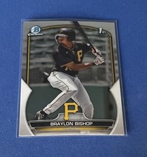 2023 Bowman Chrome Prospects #BCP-90 Braylon Bishop Pittsburgh Pirates