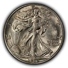 1936 50c Walking Liberty Silver Half Dollar - Wild Die Polish - UNC  - SKU-H3920