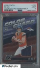 2024 Panini Zenith Color Guard #CG3 Bo Nix Broncos RC Rookie Patch PSA 9