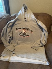 ICP psychopathic Records 3XL Gray Hoodie Read