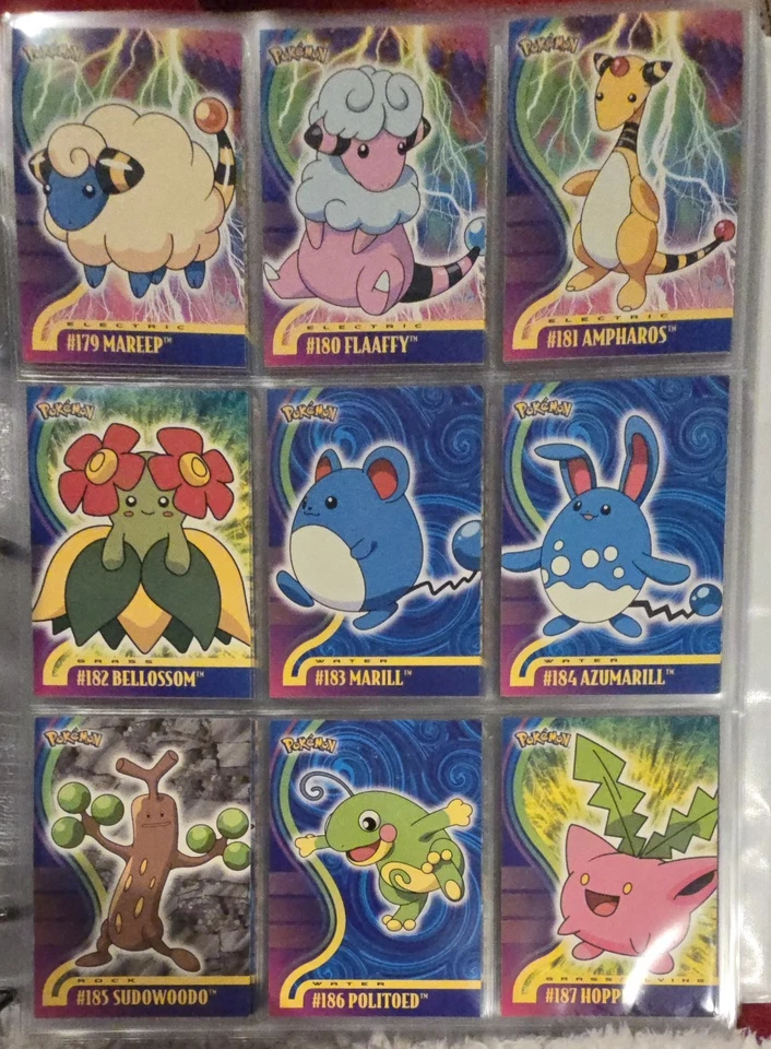 POKEMON TOPPS JOHTO SERIES 1 & 2 COMPLETE 140 CARD SET EXCELLENT BLUE LOGO 1999 - Image 4 of 4