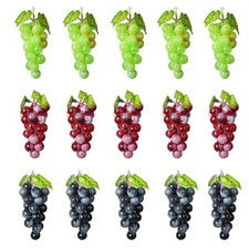 Molyorch 15 Pezzi Decorativi Realistici Uva Grappoli Uva Finta Per De