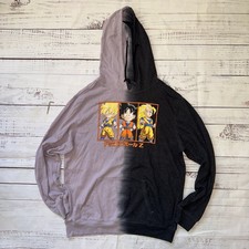 Official Dragon Ball Z Goku Hoodie Sweatshirt Size XL Black And Purple