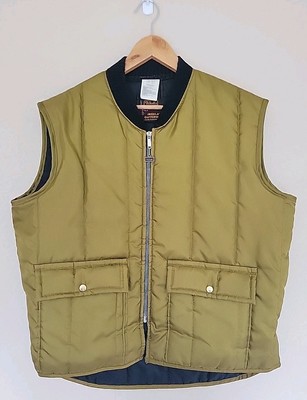 Vtg Walls Mens Puffer Vest XL Blizzard Pruf Insulated USA Outdoor Hunting READ