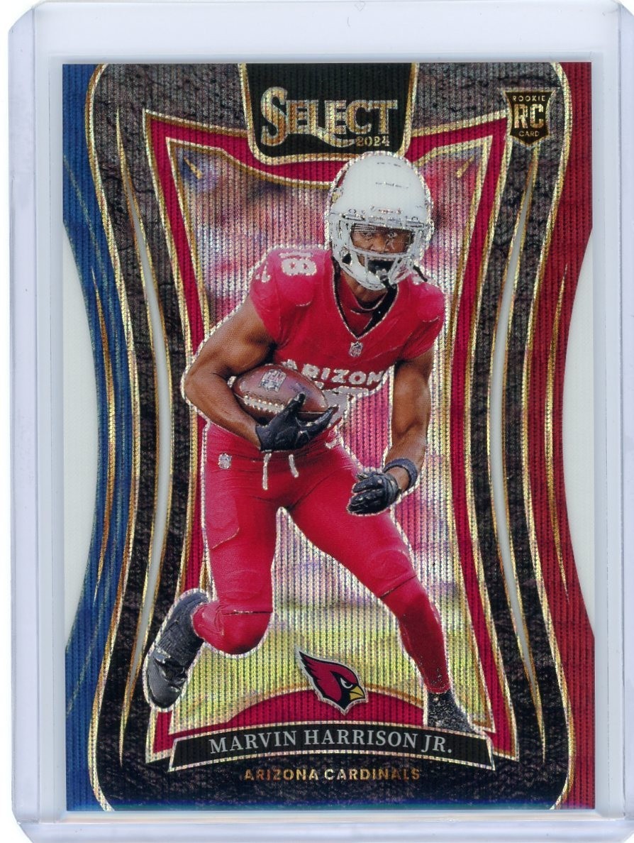 2024 Panini Select Marvin Harrison Jr. Suite Level Tri-Color /149 Cardinals RC