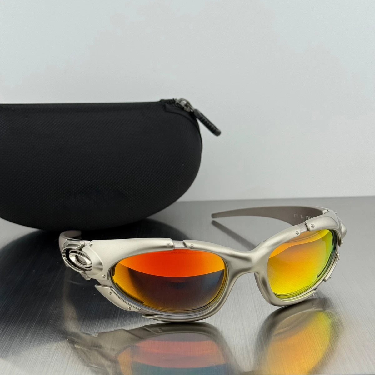 Oakley Silver Wrap Sunglasses for Men for sale | eBay