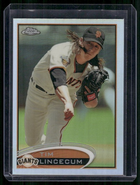 2012 Topps Chrome #1 Tim Lincecum Refractors