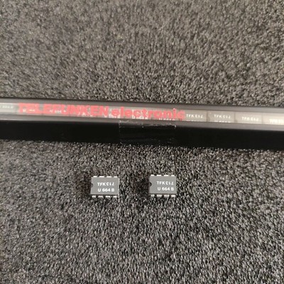 2 Stück/pcs - U664B TELEFUNKEN TFK DIP8 1,3 GHz Verteiler Divider