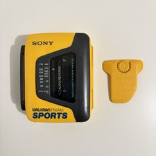 Broken Sony Sports Walkman WM-AF59 AM/FM Radio Cassette Player PARTS/REPAIR 