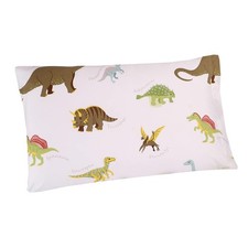 MAG White Dinosaure Queen Pillowcases Set of 2, 20 30 Pillow Cover for Kid,...