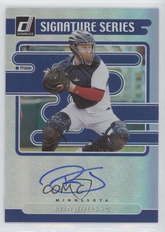2021 Panini Donruss Signature Series Ryan Jeffers #SS-RJ Rookie Auto RC 1y9