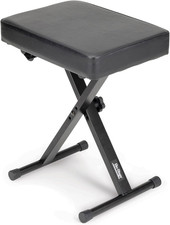 On-Stage KT7800 Three-Position X-Style Keyboard Bench Portable, Folding, Seatin