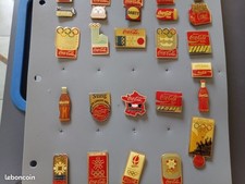 lot 30 pin's coca cola année rare