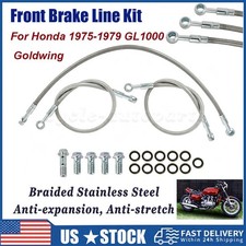 Stainless Steel Braided Front Brake Line Kit ...