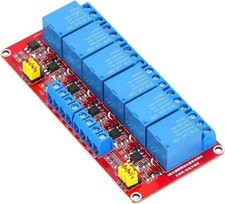 Optocoupler Isolation Relay Module 24V High Low Level Trigger 1 6 Channel