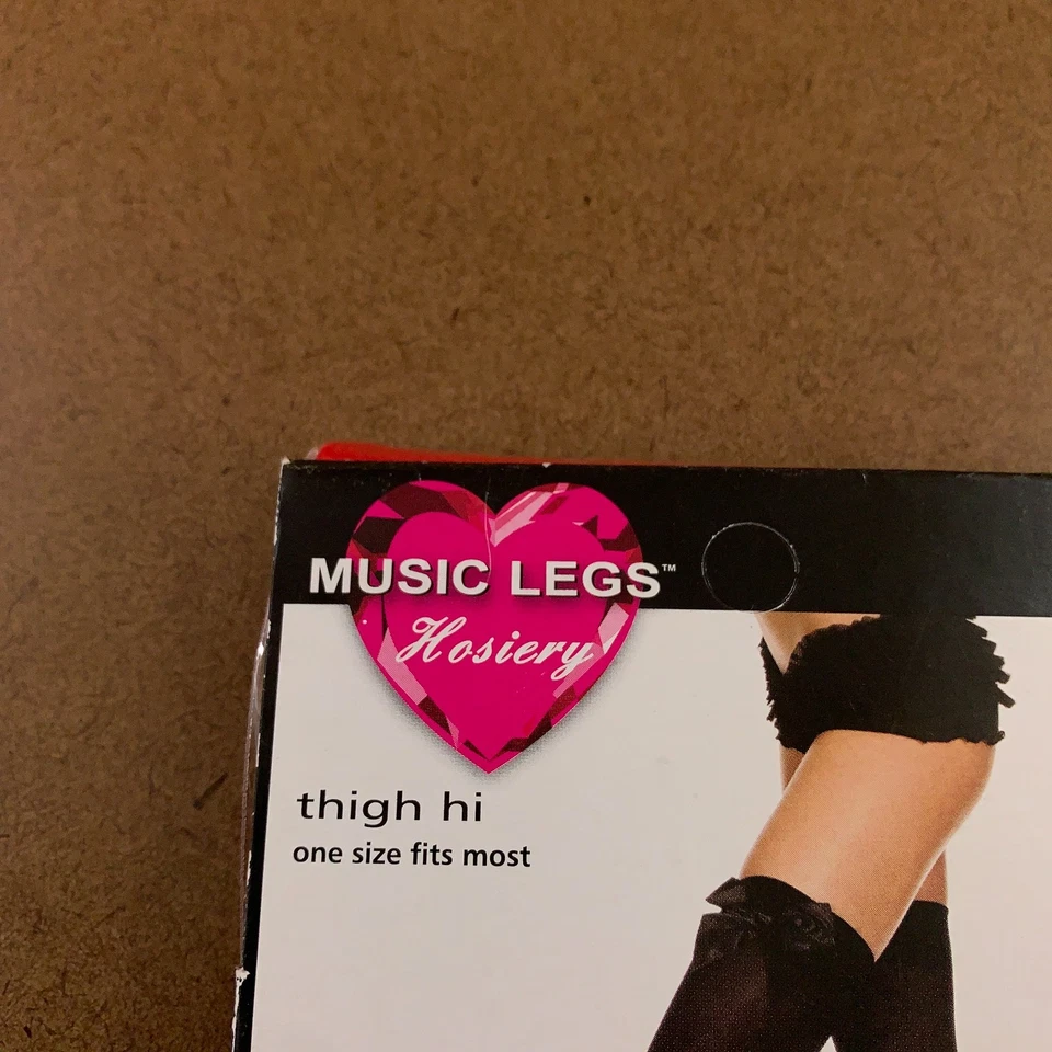 Medias muslo opacas acento moño rojo talla única muslo hoiseery muslo muslo nuevas con etiquetas Foto 2 de 4