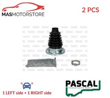 CV JOINT BOOT KIT PAIR TRANSMISSION END PASCAL G6W031PC 2PCS I NEW