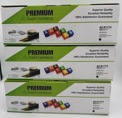 3PK Premium Toner Cartridges AC-K1172 4 Kyocera ECOSYS M2040dn M2540dw M2640idw