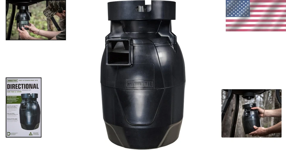 Kit de Alimentador Direccional Programable de 30 Grados - Resistente al Viento con Bloqueo Rápido Foto 2 de 4