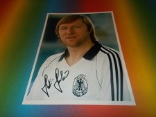 Horst Hrubesch  DFB Europameister 1980  signed signiert Autogramm auf 20x28 Foto