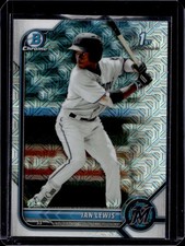 2022 Bowman Mega Box Ian Lewis Refractor #BCP-96 Marlins
