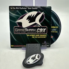 GameShark CDX Version 3.3 (Sony Playstation, PS1) - Disc and Memory Card