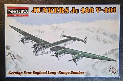 KORA Models JUNKERS Ju-488 V-401 1/72 7275 Resin Model Kit-NIB US Seller